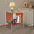 2 Tiers Acrylic Bedside Table With Open Storage Shelf-1640968038