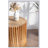 Cherif Solid Coffee Table,End Table, Cylindrical Coffee Table,Column Side Table