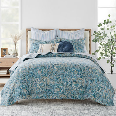 Kimpton Navy Full/Queen Quilt Set