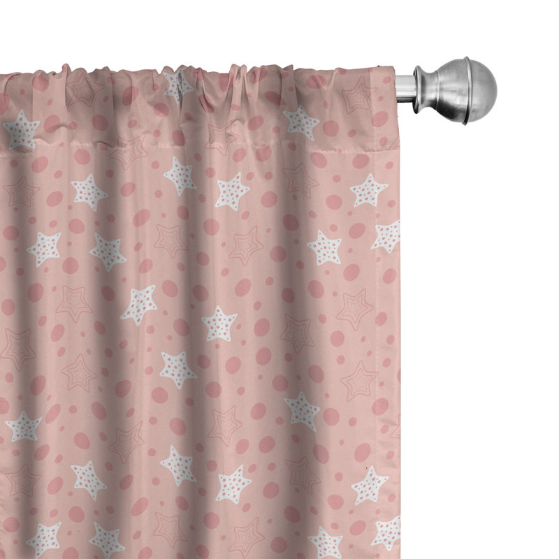 Rideaux 4 panneaux Ambesonne, L 56 po x L 63 po