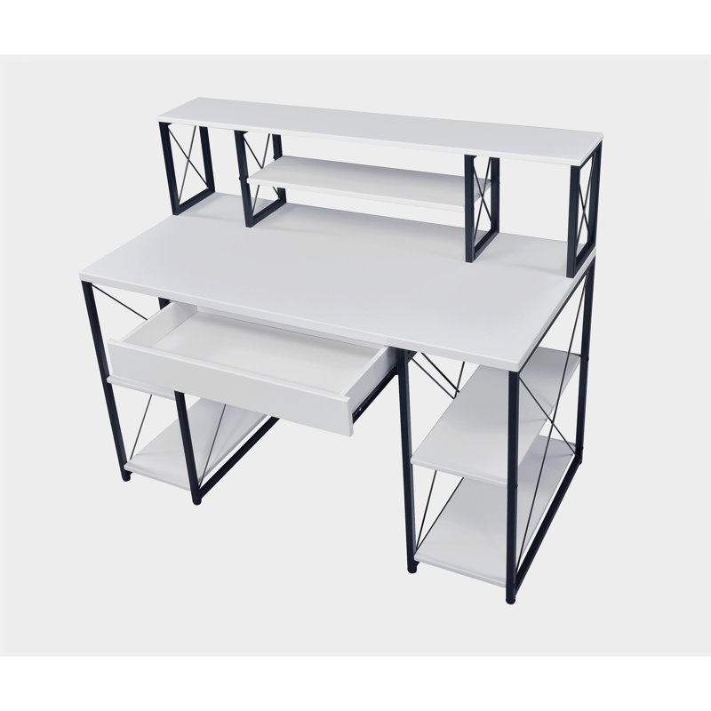 Bureau d'écriture Amiel, Blanc/Noir