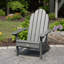 Chaise Adirondack en plastique avec repose-pieds Hinz-119034084