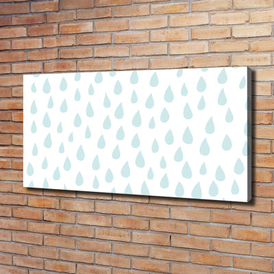 Droplets 1 Piece Wall Art on Canvas