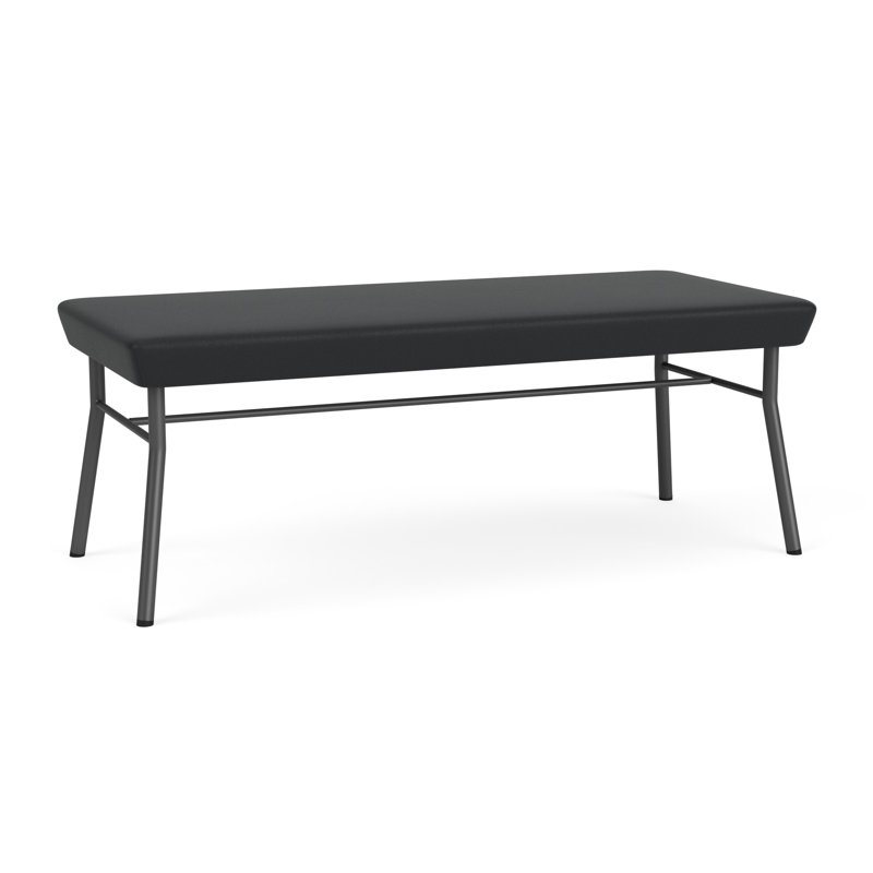 Banc en métal 2 places Chat, Gris anthracite, Modena graphite