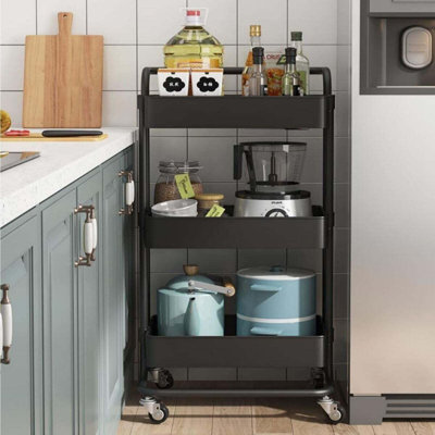 33.07'' H x 3.15'' W Utility Cart