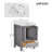 24-inch Bathroom Vanity With Engineered Stone Top-746561750