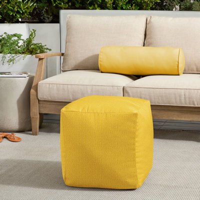 Repose-pieds d'extérieur rembourré avec coussin Sunbrella®