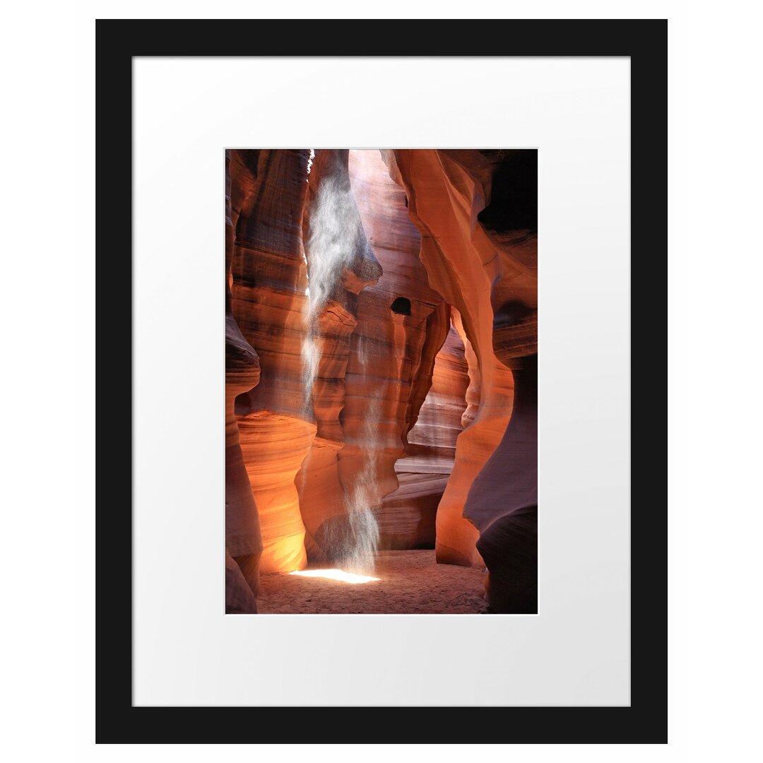 Sand Antelope Canyon Gerahmter Fotokunstdruck Poster