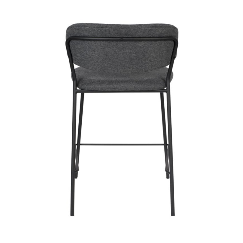 Jolien 26'' Counter Stool, Dark Gray, Black