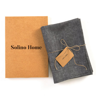 100% Pure Linen Dinner Napkins - Athena
