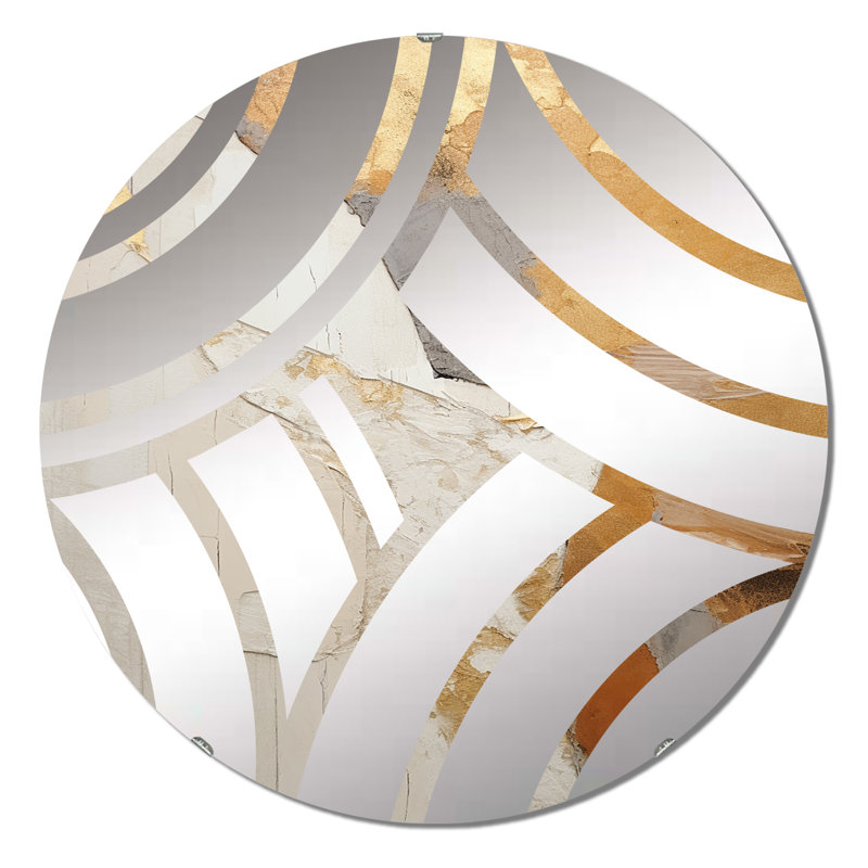 Miroir décoratif Alisynn, 23,6 po x 23,6 po