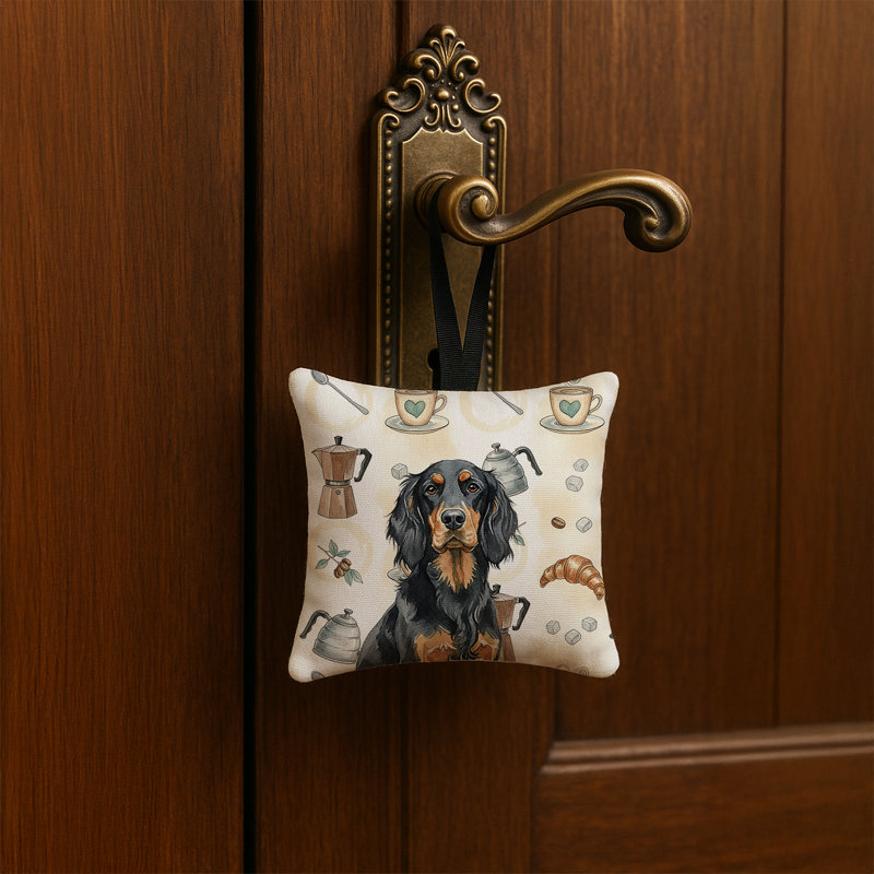 Ornement carré en tissu Gordon Setter, Gordon Setter