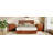 Bed Frame with LED Lights, Modern Wooden Corrugated Curved Lines,Convex Groove Board Design-1987068631-1987068630