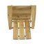 Chaise Adirondack pliable en bois d'acacia, siège d'extérieur rustique avec une finition moderne élégante et un design pliable pratique