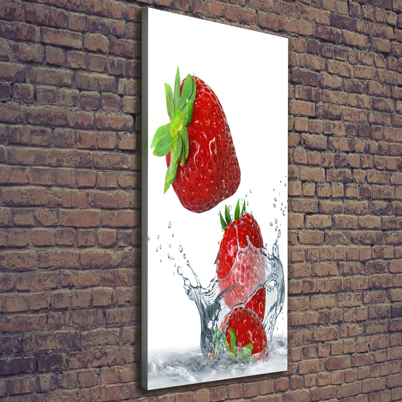 Strawberries - Wrapped Canvas Print