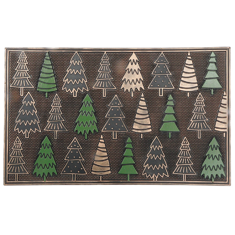 Tapis en caoutchouc (arbres de Noël)