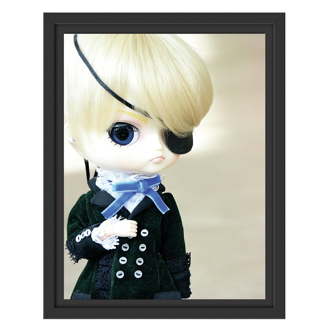 Pullip Puppe mit großen Augen Gerahmter Fotokunstdruck