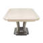 Fantosini Pedestal Dining Table - Silver Mist