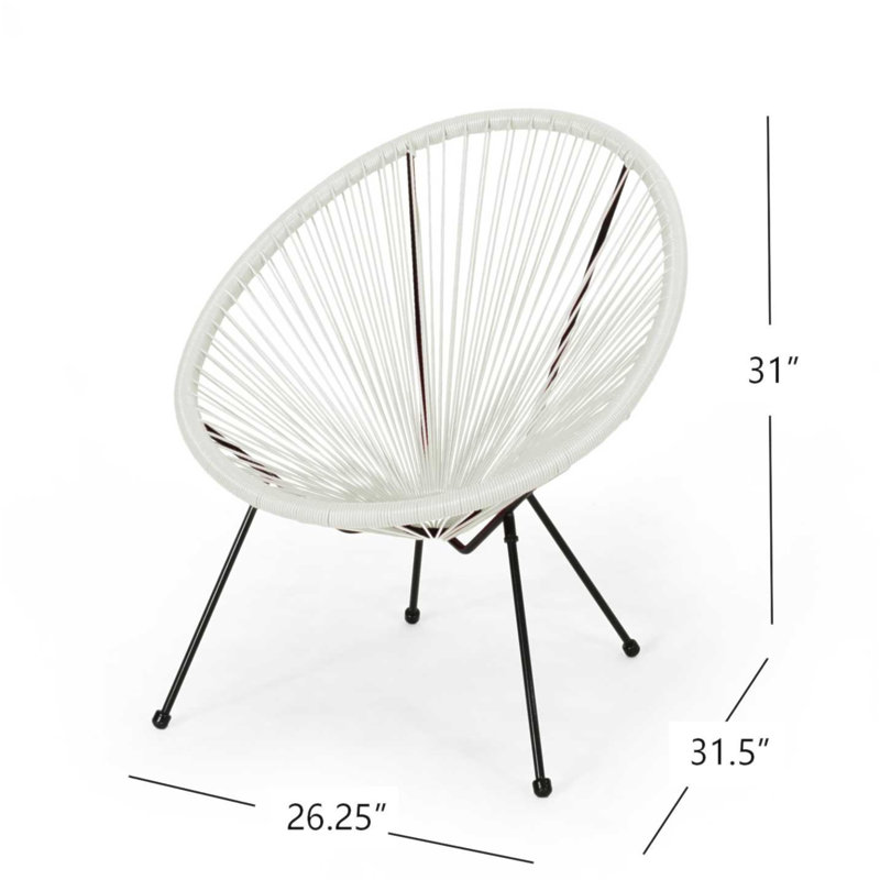 Chaise Anson, ensemble de 2 - Blanc
