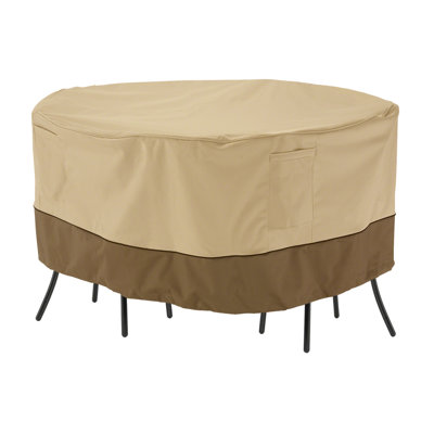 Paulding Water-Resistant Round Patio Table & Chair Set Cover by The Twillery Co.
