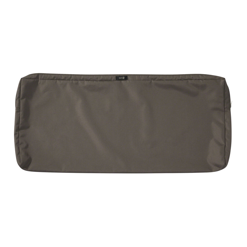 Jaylon Indoor/Outdoor Cushion Cover, 3" H x 42" W x 18" D, Dark Taupe