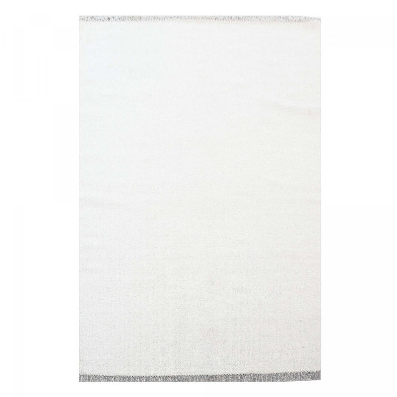 Wabbaseka Solid Colour Hand Woven Area Rug, Rectangle 110 x 160cm