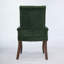 Chaise d'appoint rembourrée avec pieds courbés-120974041
