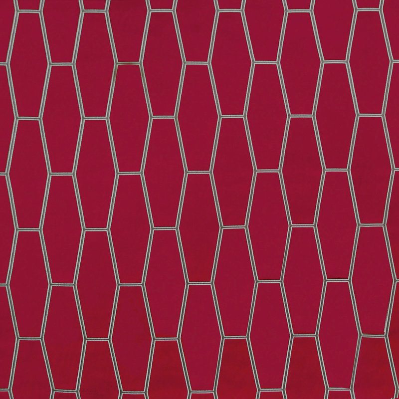 Japon Mai Performance Fabric, Rojo