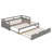 Twin Daybed With Trundle, Extendable Design-1443908144
