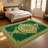 1PC Vintage All-over Cherry Fruit & Tiny Heart Print area rugs for Living Room, Soft and Comfortable, Suitable for all seasons, easy-to-maintain, machine washable Indoor floor mat, Under Table Farmhouse suitable for kitchen, dining room, bedroom,-183144456