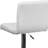 Ahlijah Contemporary Quilted Vinyl Adjustable Height Barstool with Chrome Base-1340993478