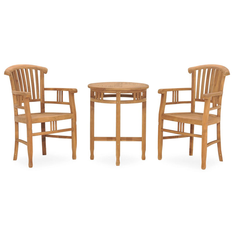 Round 2 - Person Teak Dining Set