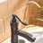 Single-Hole Single-handle Bathroom Faucet with Drain Assembly-70855233