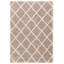 Tapis géométrique ivoire / brun-1735865324