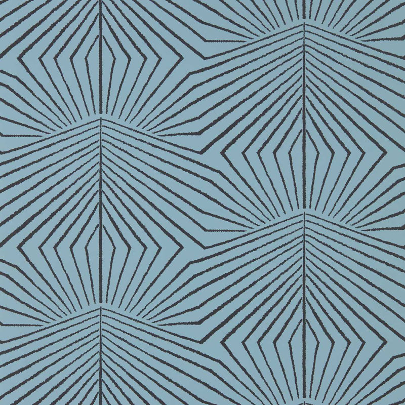 Dawning 10.05m x 68.6cm Wallpaper Roll, Copenhagen Blue/Ritual