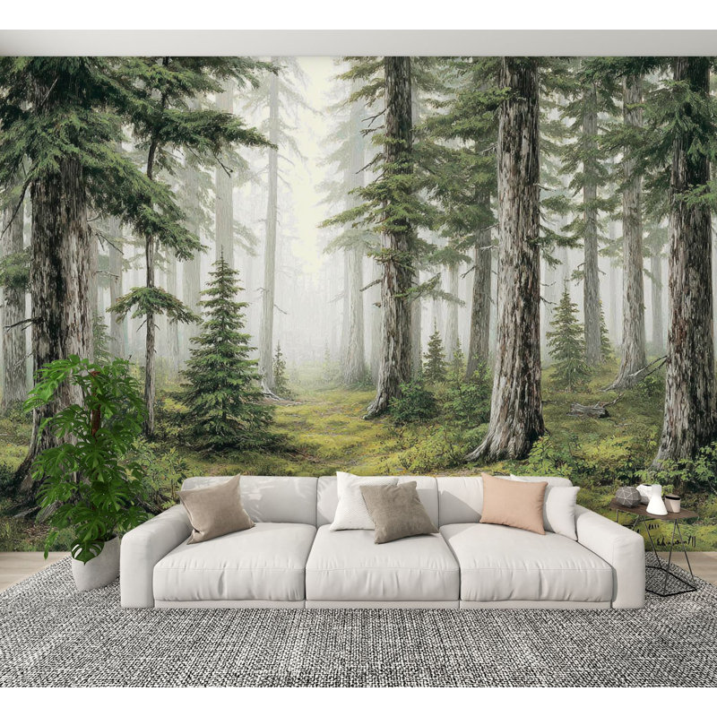 Papier peint auto-adhésif Farmhouse Rustic, L 144 po x l 100 po