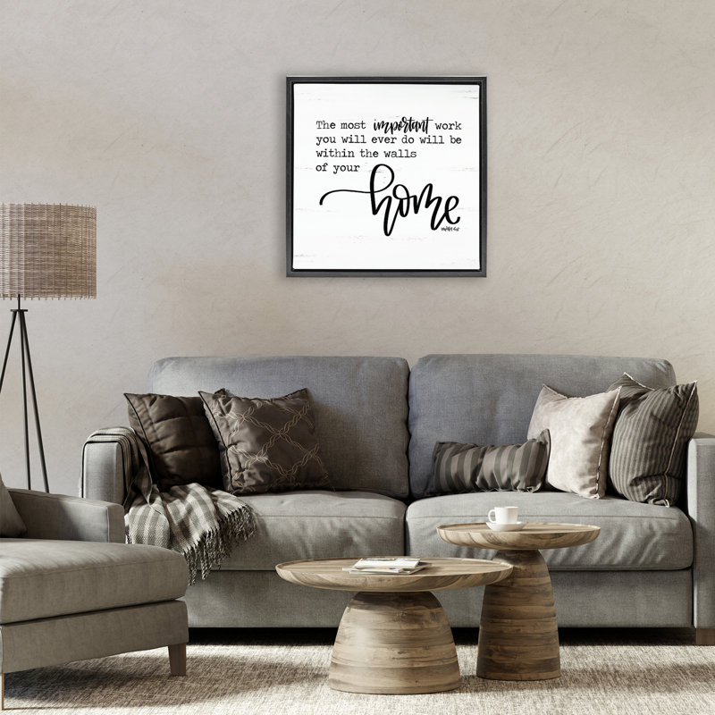 Cadre flottant à l'intérieur des murs de votre maison, design par Imparfect Dust, H 18 po x l 18 po