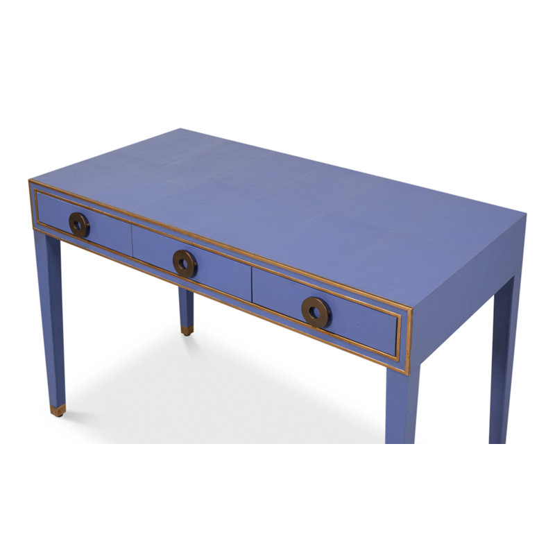 Shagreen Writing Desk, Blue