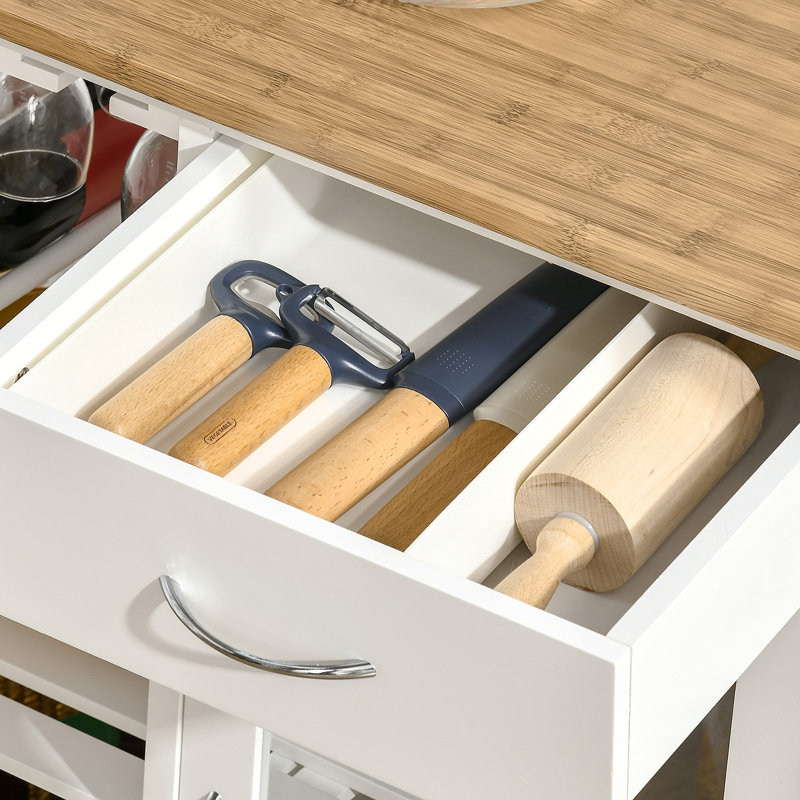 Rolling Kitchen Island With Storage