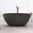 55-Inch Freestanding Solid Surface Bathtub With Drain-117989349