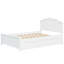 Lit plateforme double avec tiroirs de rangement pour la tête de lit-1460822556