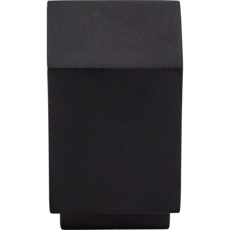 Linear 3/4" Length Square Knob, Flat Black