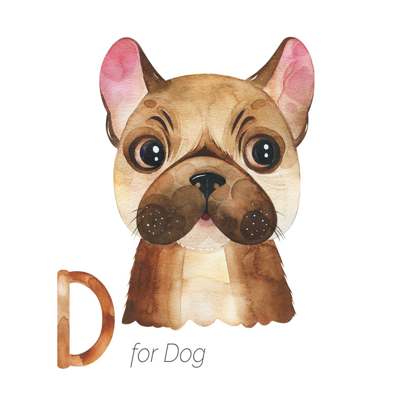 " Cute Dog ", 12" H x 12" W  