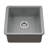 Houzer Platus 20 in Fireclay Undermount Square Bar Sink with Strainer and Grid-102751648