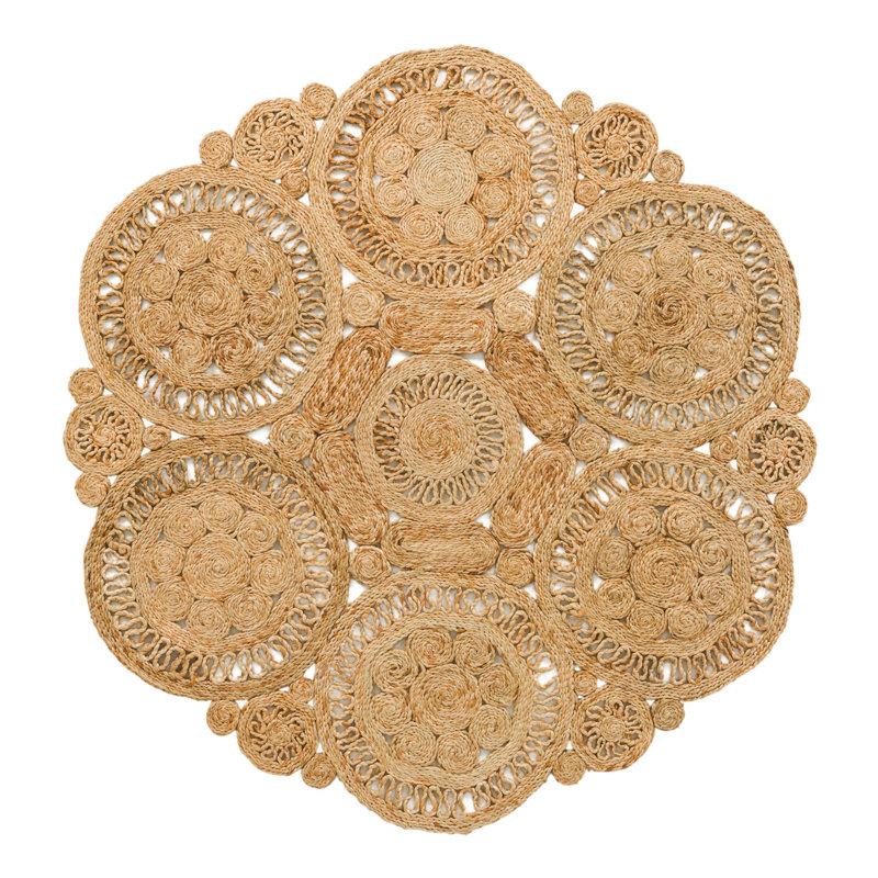 Tapis Beachcrest Home ™ Fredric, Rond 5 pi 1 po