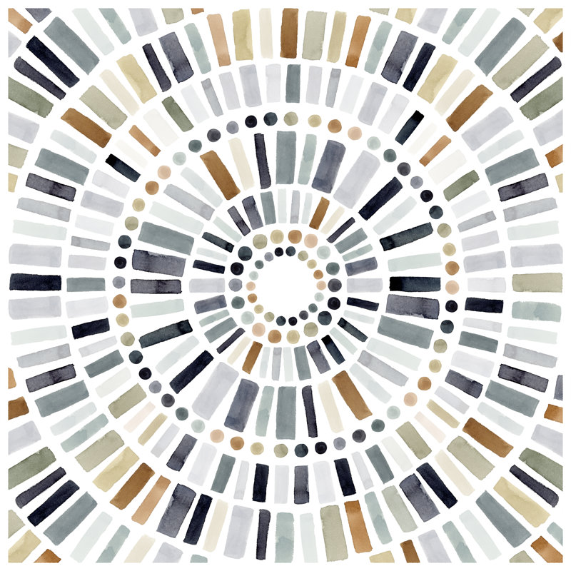 Concentric Tones I by Victoria Barnes - Wrapped Canvas Print, 50.8cm H x 50.8cm W