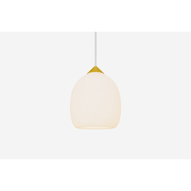 Gulp Pendant Light, Blossom, 12.5'' H x 6.97'' W x 6.97'' D, Black