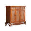 Banc de rangement pour chaussures en bois brun