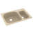 33'' L Mounting / Installation Required Double Bowl Solid Surface Kitchen Sink-38293794-38293811