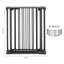 Rexford Metal Free Standing Pet Gate With Door